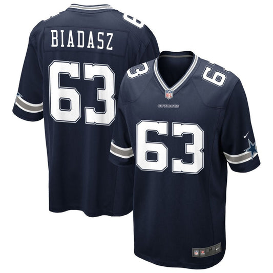 Tyler Biadasz Dallas Cowboys Nike Game Jersey - Navy