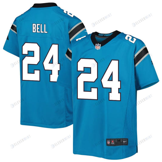 Vonn Bell 24 Carolina Panthers Youth Game Jersey - Blue