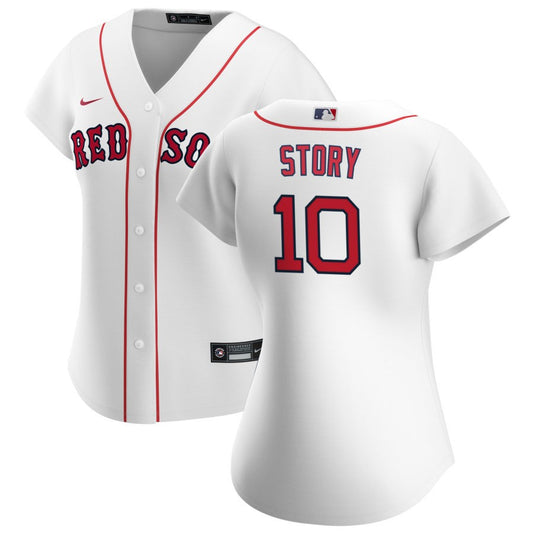 Trevor Story Boston Red Sox Nike Women's Home Replica Jersey - White