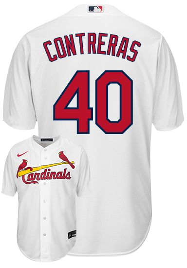 Willson Contreras Youth Jersey - St Louis Cardinals Replica Kids Home Jersey