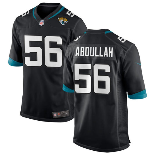 Yasir Abdullah Jacksonville Jaguars Nike Game Jersey - Black