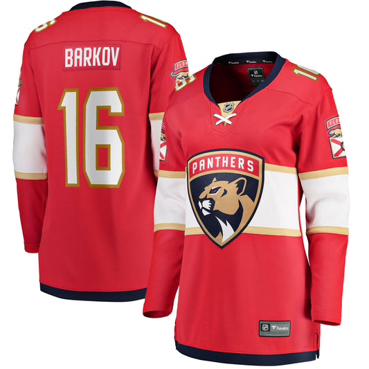 Aleksander Barkov Florida Panthers Fanatics Branded Women's Home Breakaway Player Jersey - Red