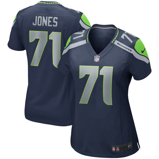 Walter Jones Seattle Seahawks Nike Women's Game Retired Player Jersey - College Navy