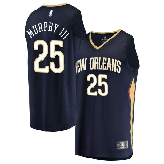 Trey Murphy III  New Orleans Pelicans Fanatics Branded Youth Fast Break Jersey - Navy - Icon Edition