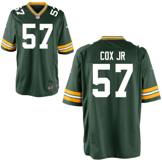 Brenton Cox Jr Green Bay Packers Nike Youth Game Jersey - Green