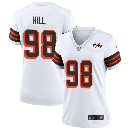 Trysten Hill Cleveland Browns Nike Women's 1946 Collection Alternate Jersey - White