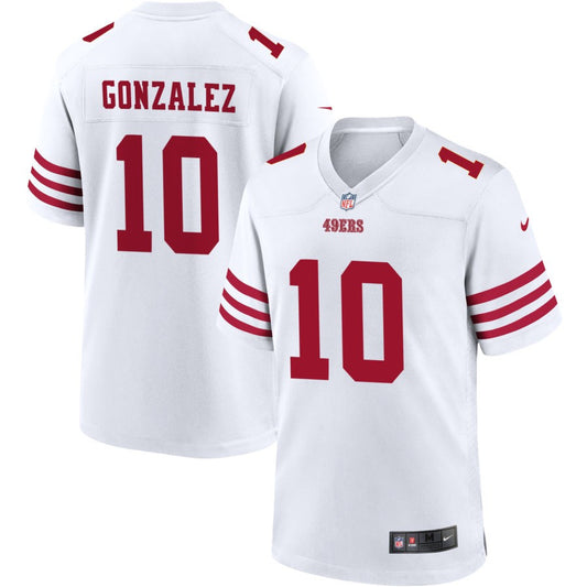 Zane Gonzalez San Francisco 49ers Nike Youth Game Jersey - White