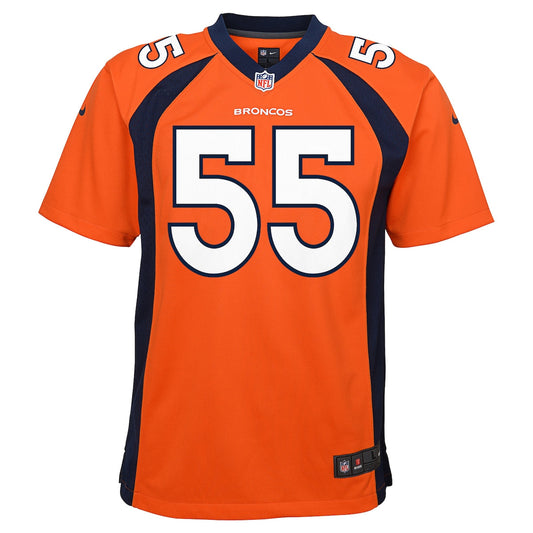 Boys' Grade School Bradley Chubb Nike Broncos Game Jersey - Orange