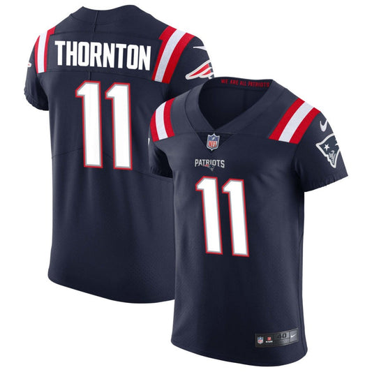 Tyquan Thornton New England Patriots Nike Vapor Elite Jersey - Navy