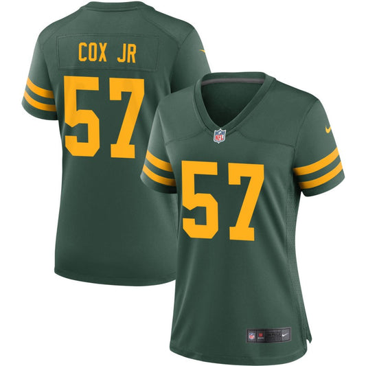 Brenton Cox Jr Green Bay Packers Nike Women's Alternate Jersey - Green