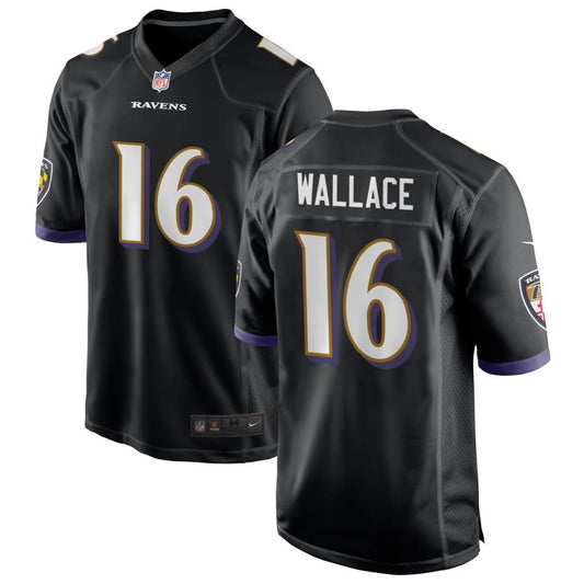 Tylan Wallace Baltimore Ravens Nike Youth Game Jersey - Black