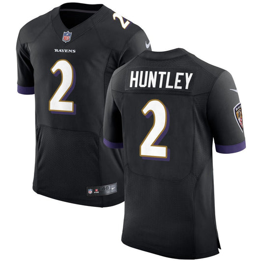 Tyler Huntley Baltimore Ravens Nike Speed Machine Elite Jersey - Black