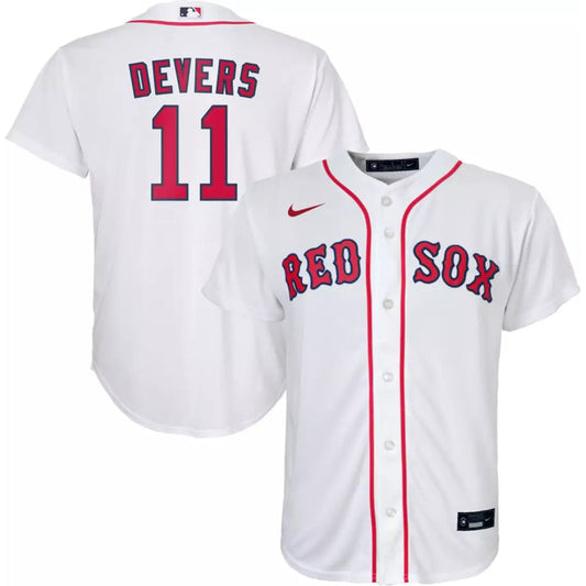 Youth Boston Red Sox Rafael Devers Cool Base Replica Jersey White