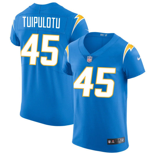 Tuli Tuipulotu Los Angeles Chargers Nike Vapor Elite Jersey - Powder Blue