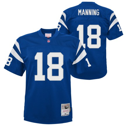 Youth Indianapolis Colts Peyton Manning 1998 Mitchell & Ness Royal Blue Retired Player Vintage Replica Jersey