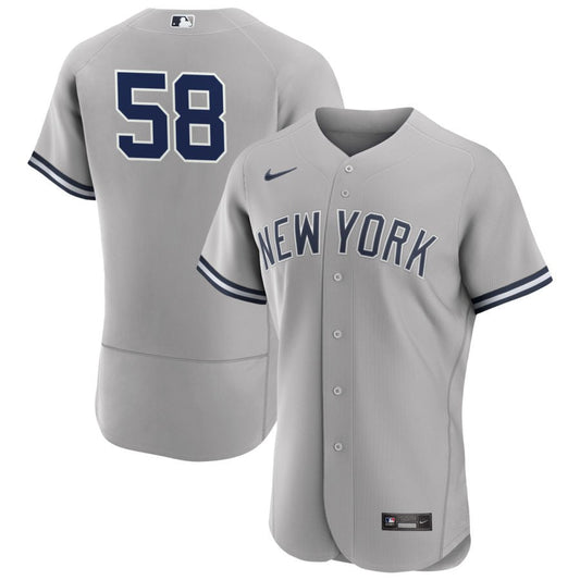 Wandy Peralta New York Yankees Nike Road Authentic Jersey - Gray