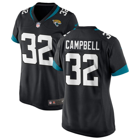 Tyson Campbell Jacksonville Jaguars Nike Women's Jersey - Black