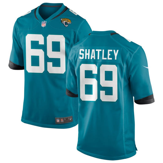 Tyler Shatley Jacksonville Jaguars Nike Youth Game Jersey - Teal