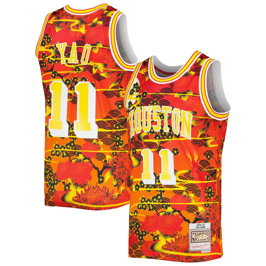 Yao Ming Houston Rockets Mitchell & Ness Hardwood Classics Lunar New Year Swingman Jersey - Red