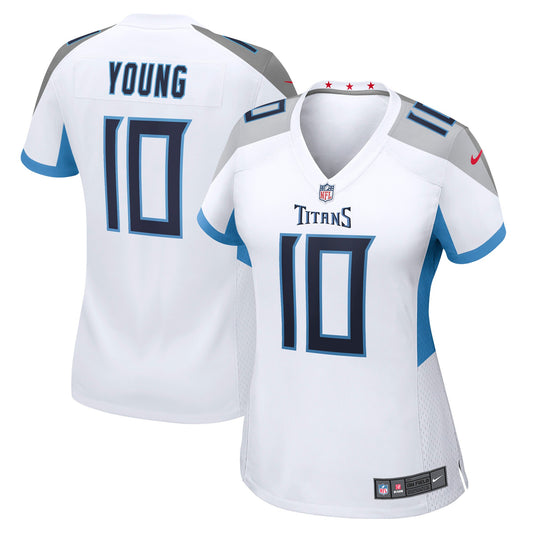 Vince Young Tennessee Titans Nike Women's Retired Game Jersey - White