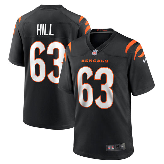 Trey Hill Cincinnati Bengals Nike Game Jersey - Black