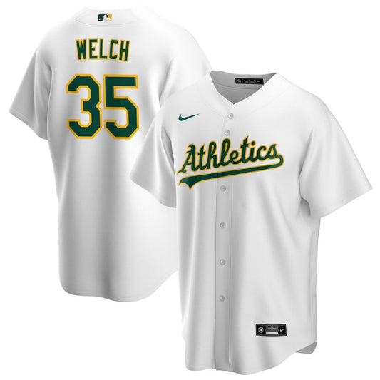 Bob Welch Oakland Athletics Nike Home RetiredReplica Jersey - White