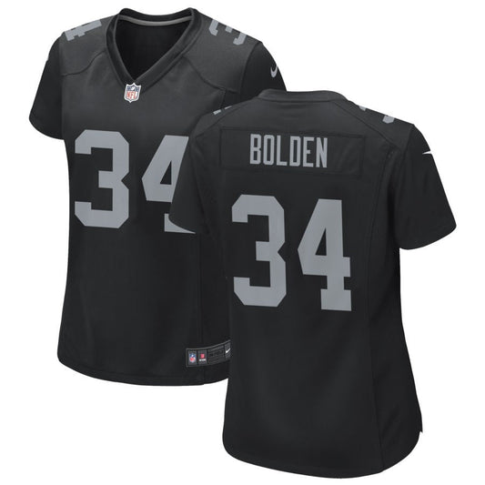 Brandon Bolden Las Vegas Raiders Nike Women's Game Jersey - Black