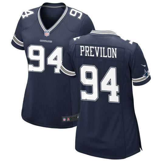 Willington Previlon Dallas Cowboys Nike Women's Game Jersey - Navy