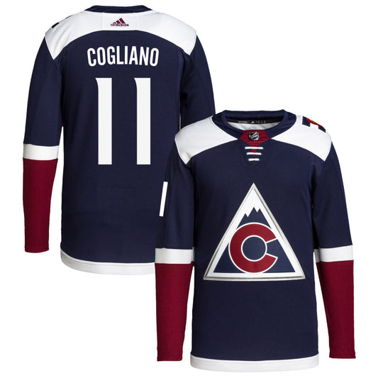 Andrew Cogliano Colorado Avalanche adidas 2018/19 Alternate Primegreen Authentic Pro Jersey - Navy