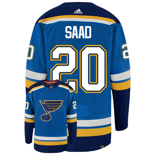 Brandon Saad St Louis Blues Adidas Primegreen Authentic NHL Hockey Jersey