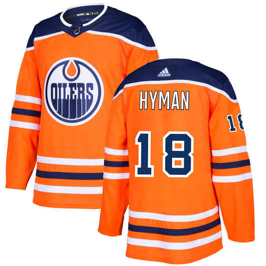 Zach Hyman Edmonton Oilers adidas Authentic Jersey - Orange