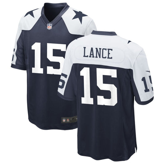 Trey Lance Dallas Cowboys Nike Alternate Game Jersey - Navy