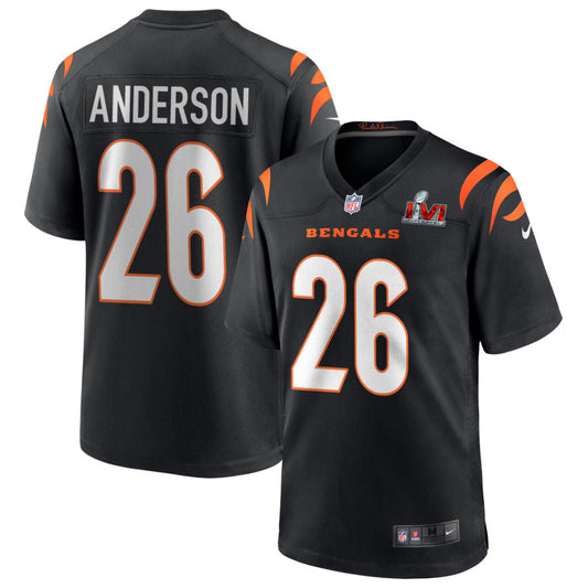 Tycen Anderson Cincinnati Bengals Nike Super Bowl LVI Game Jersey - Black