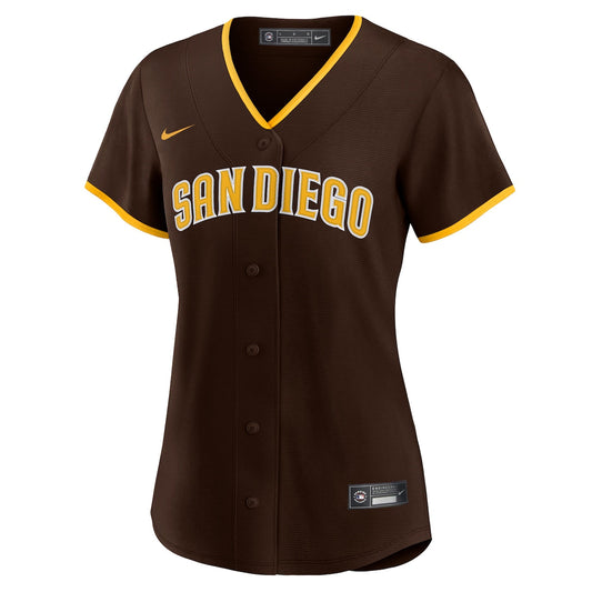 Women's Fernando Tatis Jr. Nike Padres Road Replica Jersey - Brown