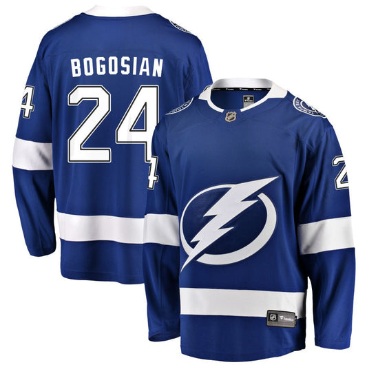 Zach Bogosian Tampa Bay Lightning Fanatics Branded Home Breakaway Jersey - Blue