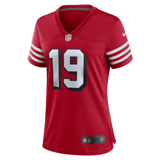 Women's Deebo Samuel Nike 49ers Game Player Jersey - Red