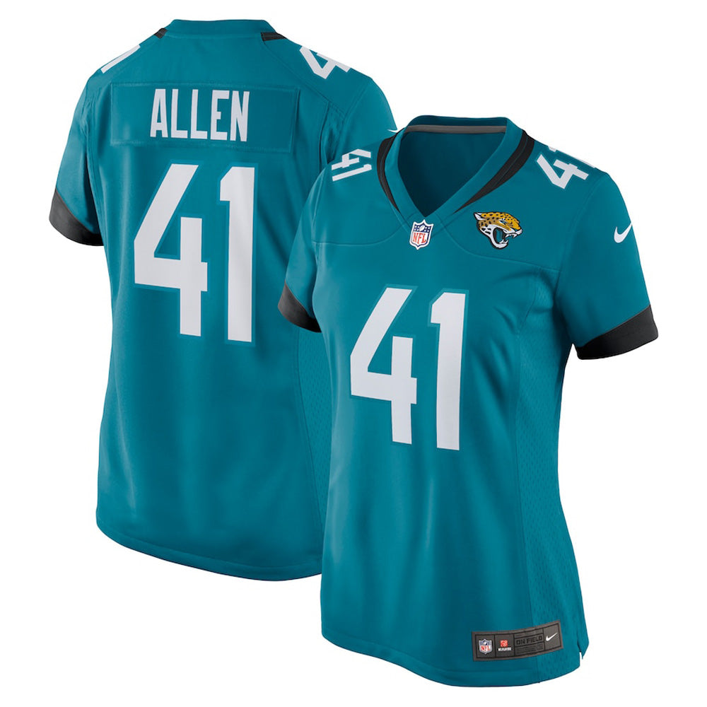 Women's Jacksonville Jaguars Josh Allen Game Jersey - Teal