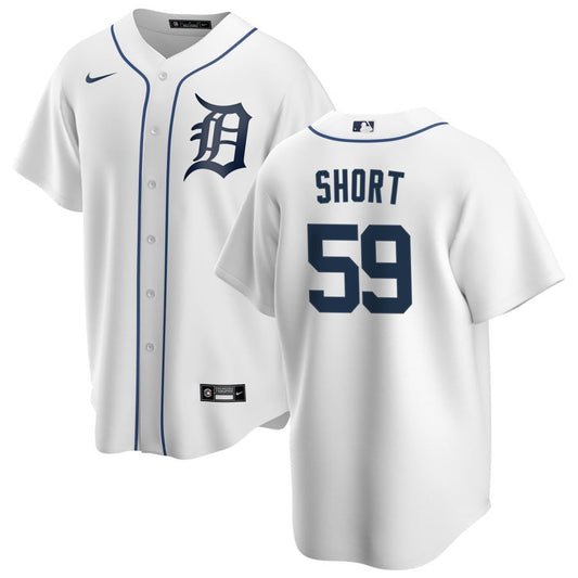 Zack Short Detroit Tigers Nike Home Replica Jersey - White