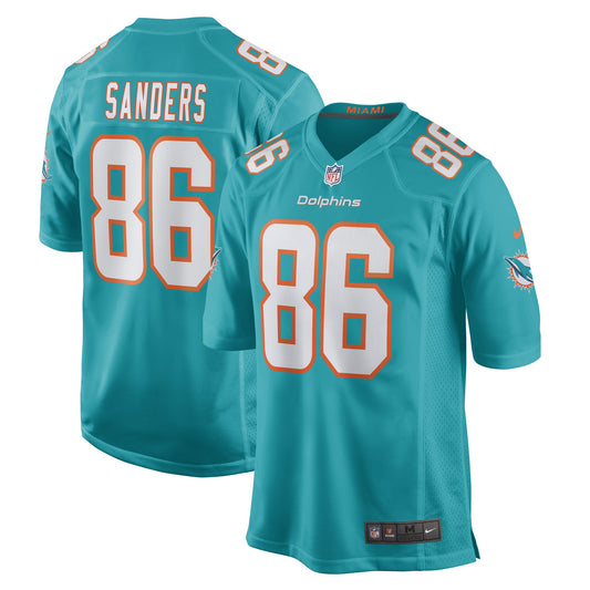 Braylon Sanders Miami Dolphins Nike Game Player Jersey - Aqua