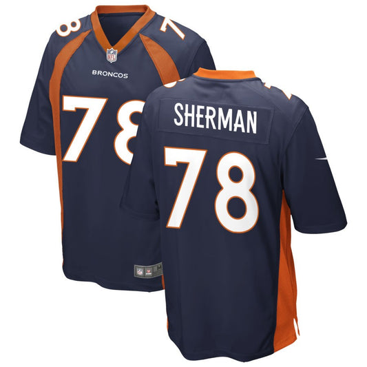 Will Sherman Denver Broncos Nike Youth Game Jersey - Navy