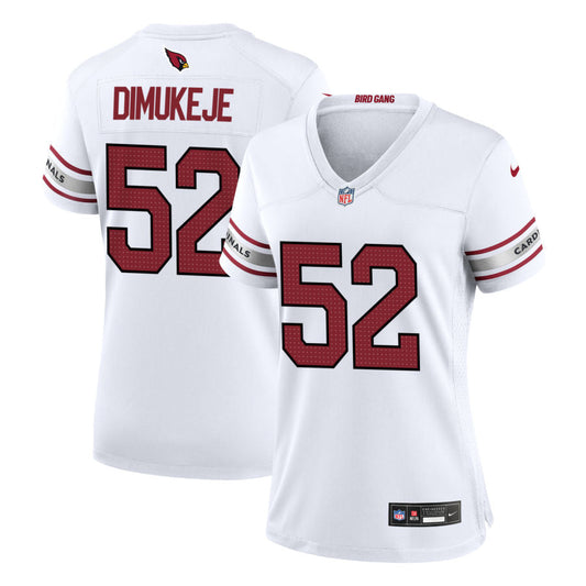 Victor Dimukeje Arizona Cardinals Nike Women's Game Jersey - White