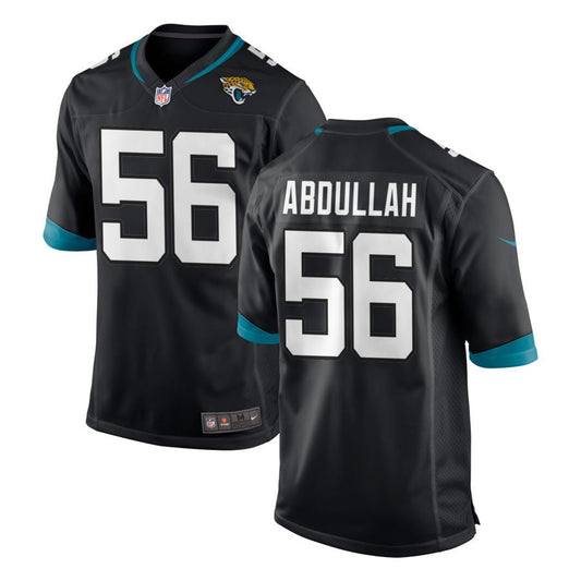 Yasir Abdullah Jacksonville Jaguars Nike Youth Team Color Game Jersey - Black