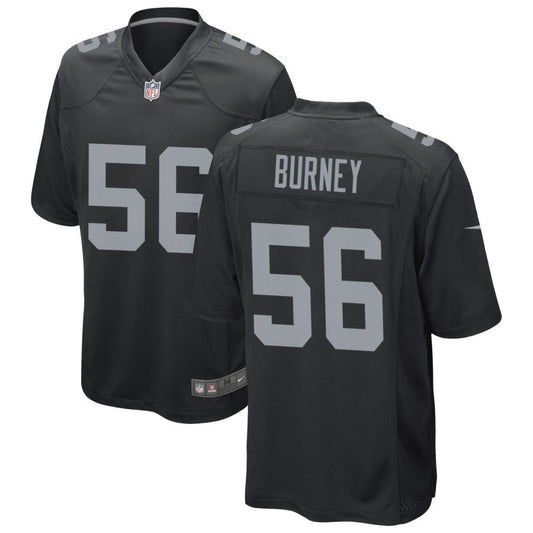 Amari Burney Las Vegas Raiders Nike Game Jersey - Black