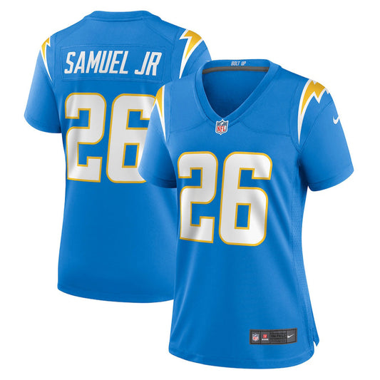 Women's Los Angeles Chargers Asante Samuel Jr. Game Jersey - Powder Blue