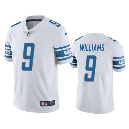 Youth Detroit Lions Jameson Williams Vapor Jersey - White