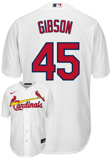 Bob Gibson Youth Jersey - St Louis Cardinals Replica Kids Home Jersey