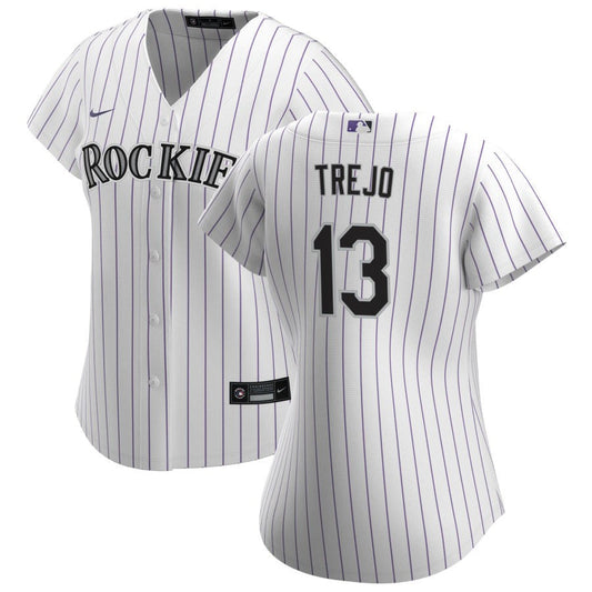 Alan Trejo Colorado Rockies Nike Women's Home Replica Jersey - White