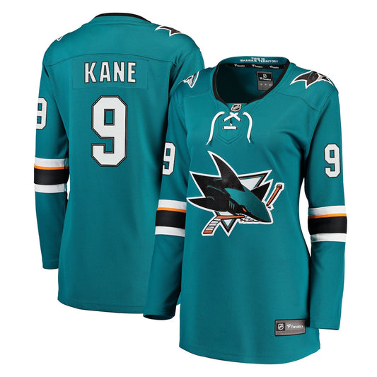 Women's Evander Kane Fanatics Sharks Alternate Premier Breakaway Jersey - Blue