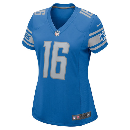 Women's Jared Goff Nike Lions Game Jersey - Blue