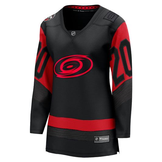 Women's Sebastian Aho Fanatics Hurricanes 2023 Stadium Series Breakaway Jersey - Black